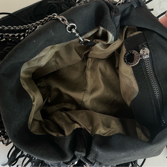 RARE RARE ..Stella McCarthy Falabella GORGEOUS SUEDE PURSE🖤 - Picture 5 of 10